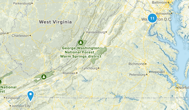 Biking Trails Map