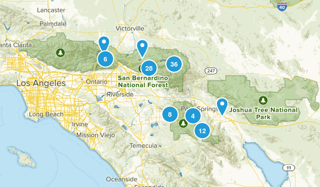 San Bernardino National Forest Map