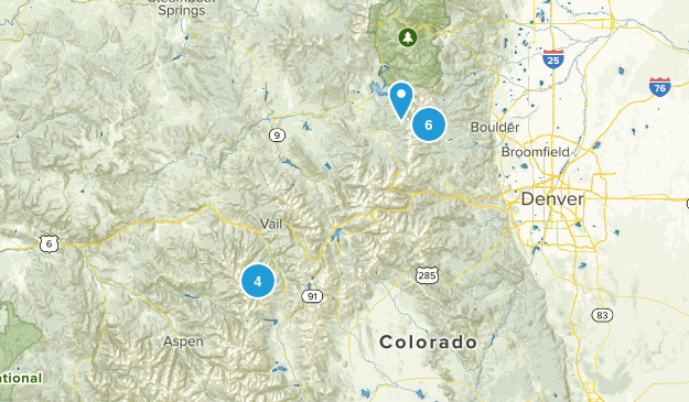 Indian Peaks Wilderness Map