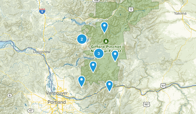 gifford pinchot Map