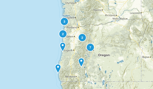 rest of oregon Map