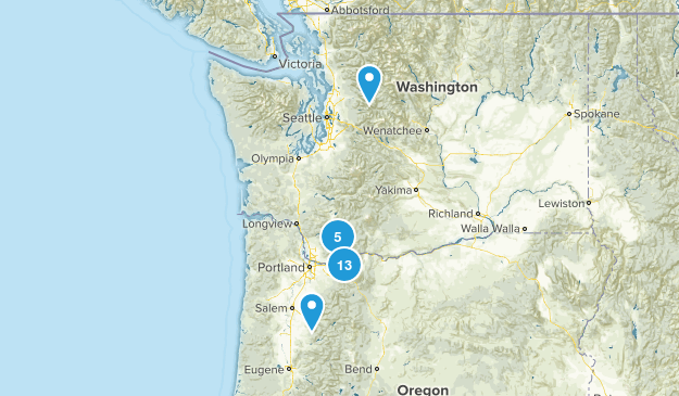 Columbia River Gorge Map