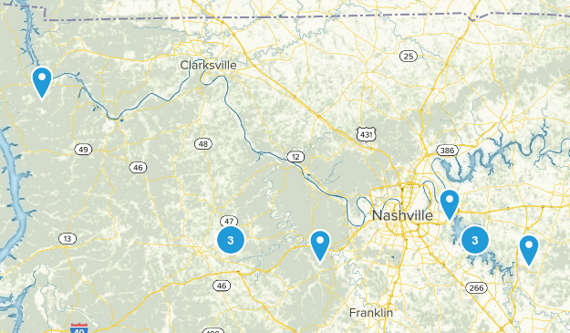Middle Tennessee Map