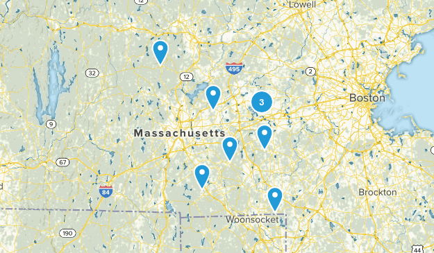 My hikes Map