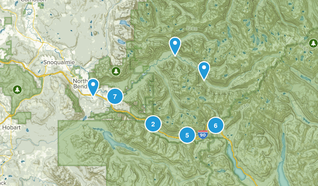 Northbend, WA -AREA- Map