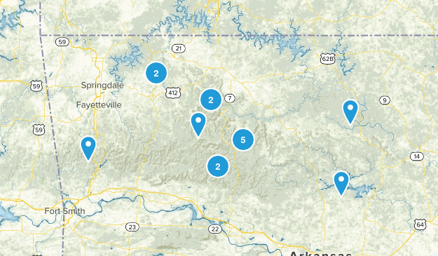 camping spots Map
