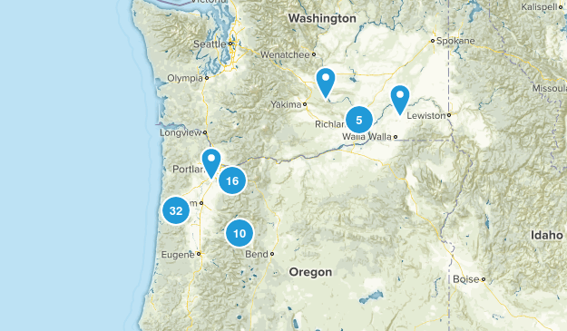 Hikes I want to do Map