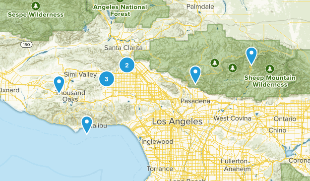 Beginner Hikes Map