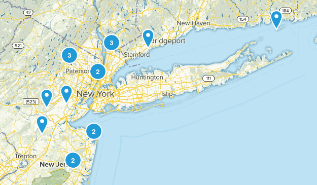 Day hikes Map