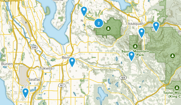 Hikes to do Map