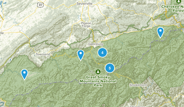 Smoky Mountain Trails Map