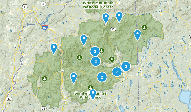 White Mountains Map