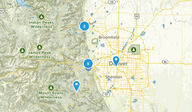 denver trails Map