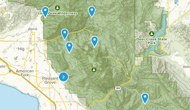 easy close hikes Map