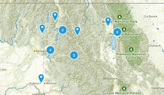 Couer D'Alene Map
