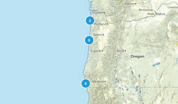 Oregon Trip Map