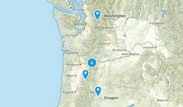overnighter practice hikes Map