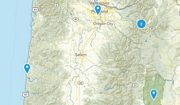 Honey Hikes Map