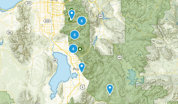 Possible Close Hike/Camping Map