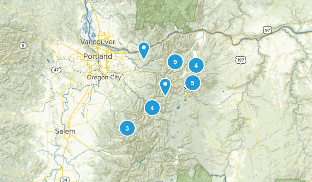mt hood Map