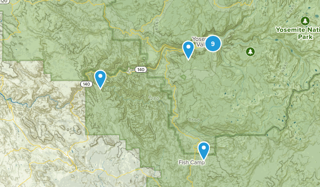yossemite Map