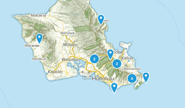 o'ahu Map