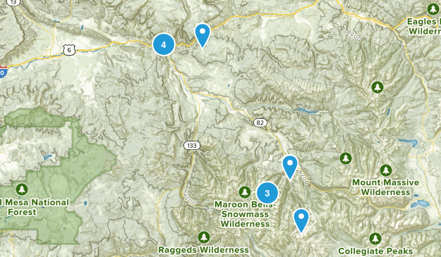 GLENWOOD SPRINGS/ASPEN Map