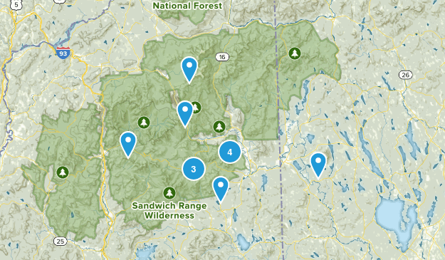 White Mountains Map