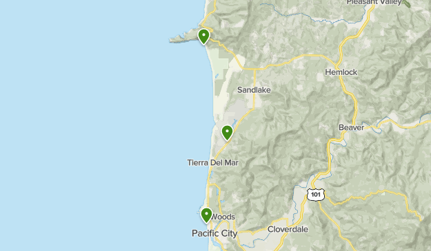 Pacific City Oregon Map Pacific City, Or | List | Alltrails