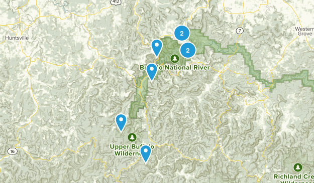 Buffalo Hikes Map