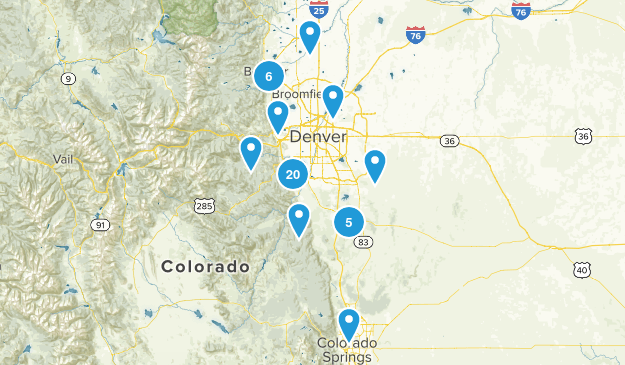 Trail runs Map