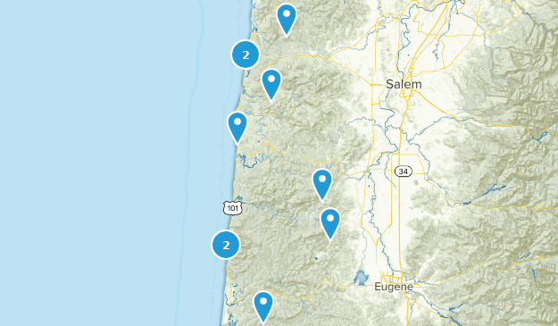 Oregon Coast Map