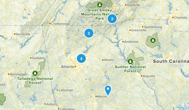 Want to hike Map