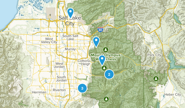 Family Hikes Map
