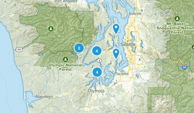 Near Allyn Map