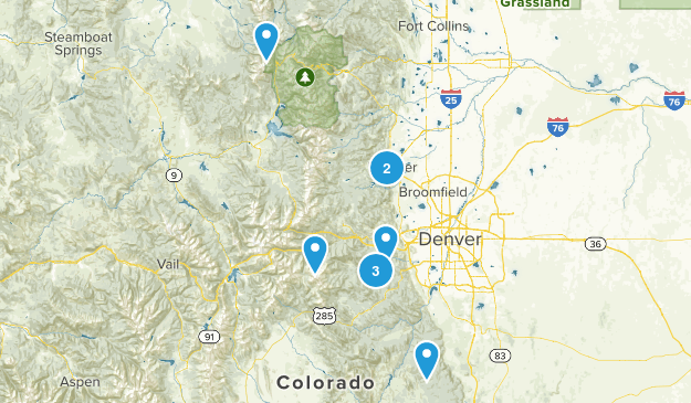 Hikes to do Map