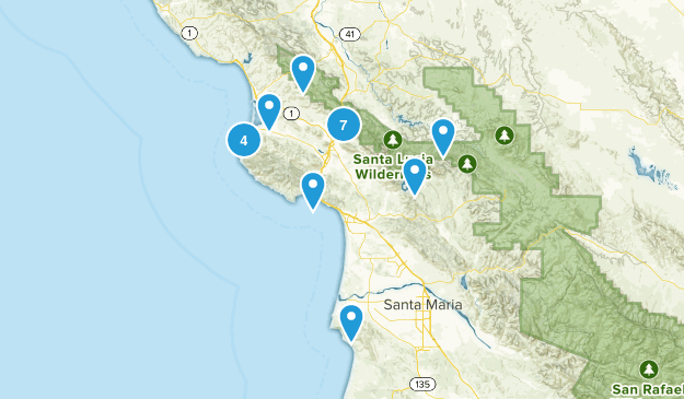San Luis Obispo area Map