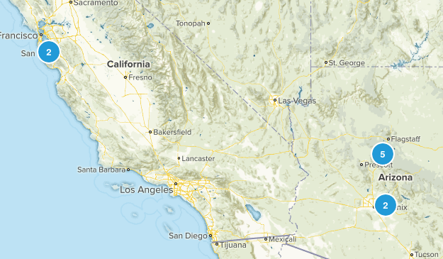 Hikes for Summer Map
