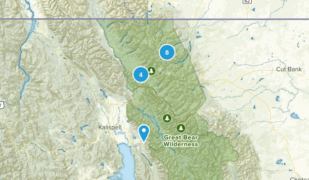 Glacier Natl Park Map