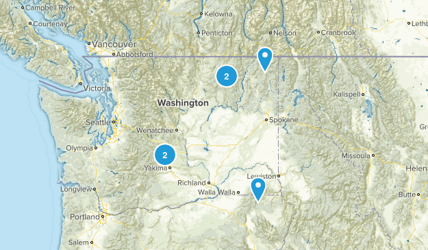 Eastern Washington Map
