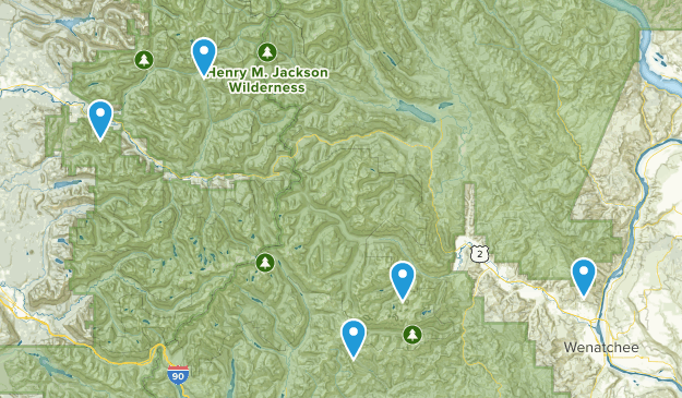 Central Cascades Map