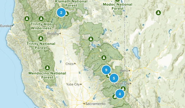 Summer Hikes Map