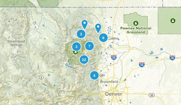 my hikes Map