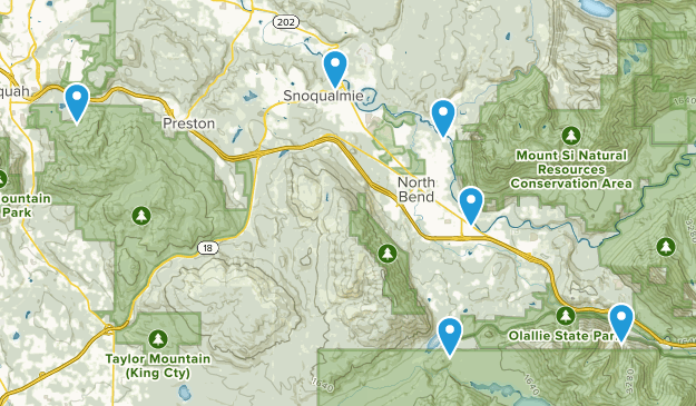 Easy Trails to try! Map
