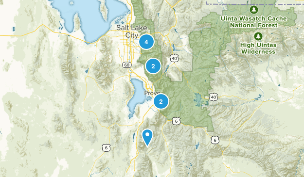 Summer hikes Map