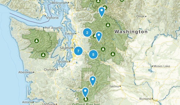 Hikes to do Map
