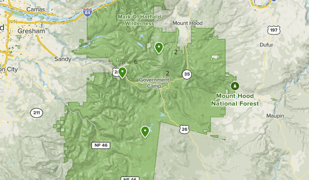 Mt Hood Oregon Map Mt. Hood | List | Alltrails
