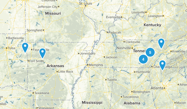 waterfalls Map