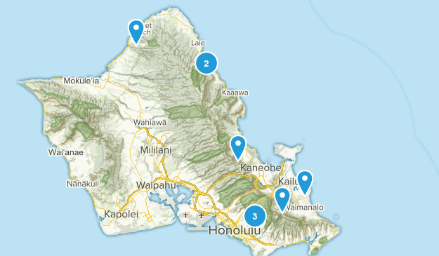 weekend hikes Map