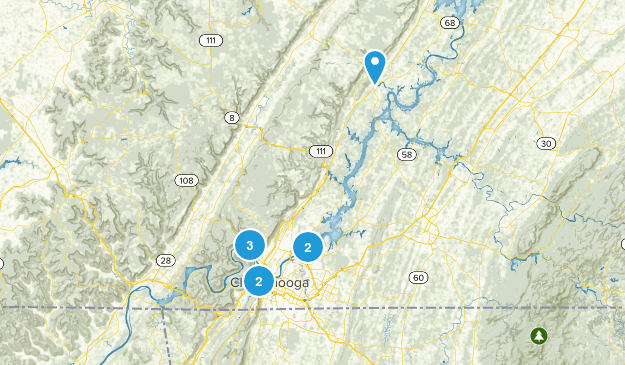 Chattanooga Bucket Map